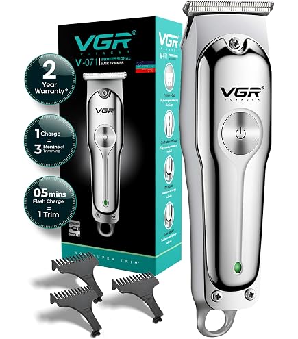 M857T (PROFESSIONAL HAIR TRIMMER) LED Display with 5W Power