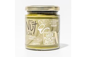 Crema de pistacho 225gr | The Nut Club | 100% pistacho. Vegano, sin azúcares añadidos. Sin aceite de palma. 100% natural