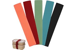 5 stycken Ento Box rem, lunchlåda band brödlåda fästremmar bentolåda gummiband band för bento lådor lunchlådor gummiband ersä