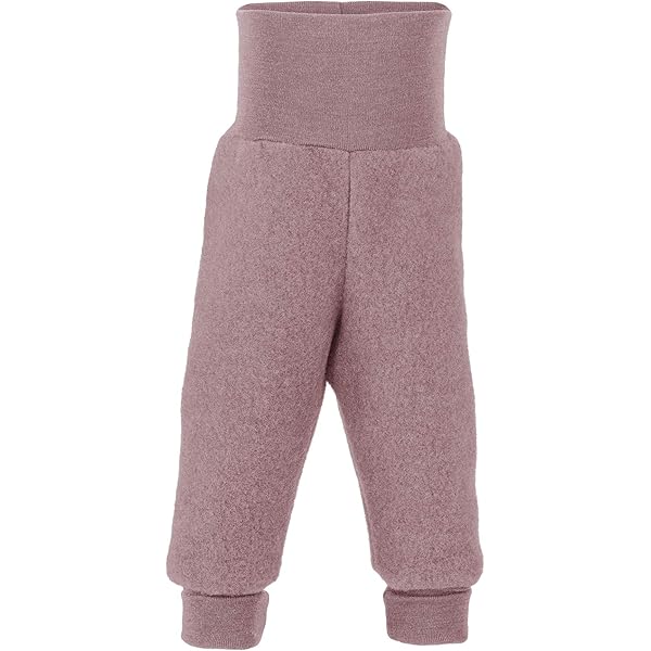 disana Wolwindbroek, 100% biologische merinowol GOTS, IVN Best | Newborn pasgeborenen baby peuters, kind unisex | eerste babyuitrusting | Made in Germany, rosé, 74-80