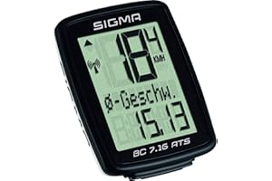 Sigma Sport Ciclocomputador BC 7.16 ATS – Negro