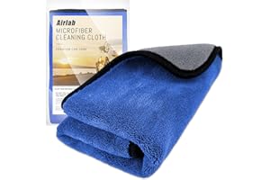 Airlab duże ściereczki z mikrofibry XXL, ściereczki samochodowe z mikrofibry 90x60cm, 500GSM ręczniki do auto detailingu, polerowania motocykli, mycia pojazdów, ultra miękkie i superchłonne