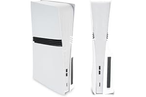 PlayVital Filtro Antipolvo para ps5 Pro - Rejilla de Malla y Tapones de Silicona, Protección Eficaz contra Polvo, Fácil de Instalar, Material Duradero (Blanco)