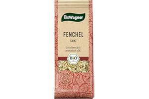 ‎BIOWAGNER BioWagner - Bio Fenchel ganz | aromatisch, süße Note für Reispfannen oder selbstgebackenes Brot | naturbelassene Bio-Zutaten | recyclebare Verpackung | 30 g