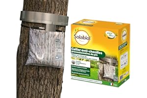 SOLABIOL Piège À Chenilles Processionnairess du Pin - Kit Complet - Collier Réglable & Réutilisable - ⌀ 175cm - Installation Rapide - SOCOPRO
