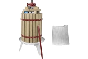 Güde Pressoir pour Fruits et Raisins BP 18 L, Couleur du Bois, Rose Foncé