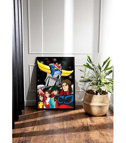 Poster Toile Coton Goldorak (Grendizer) 1976 - Collection Figurine UFO Robot, Rétro