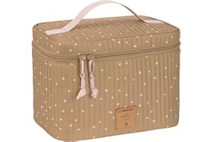 Lässig Organiseur de Table à Langer Organiseur de Couches à Emporter/Casual Nursery Caddy To Go Dots Curry, Jaune