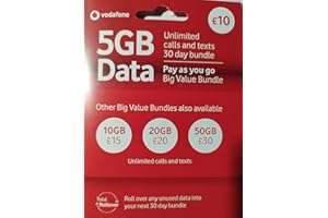 Vodafone 4G Multi SIM Card Pay As You Go For iPhone 4, 4S, 5, 5C, 5S, 6, 6S, 6+, Galaxy S2, S3, S4, S5, S6, S6-Edge, Ipad 2/3/4/5/Air/Air2/Air5 & Galaxy Notes 3/4/5 - UNLIMITED CALLS, TEXTS & DATA - > MOBILES DIRECTS COMMUNICATIONS LTD