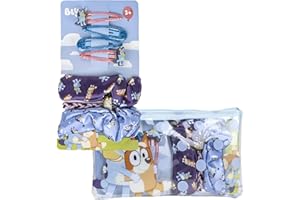 ‎CERDÁ LIFE'S LITTLE MOMENTS Bluey Kinder Beauty Set - Farbe Blau - Komplettset - Kulturbeutel mit Haarspange, Armband und Haarspange - Original Produkt entworfen in Spanien