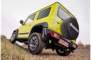 AUTO-BRA AB3-00540 - Copertura per ruota di scorta, 68 x 21 cm, senza piastra, con scritta bianca, compatibile con Suzuki Jimny Vitara