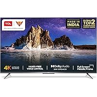 TCL 126 cm (50 inches) AI 4K Ultra HD Certified Android Smart LED TV 50P715 (Silver) (2020 Model) | With Remote Less…