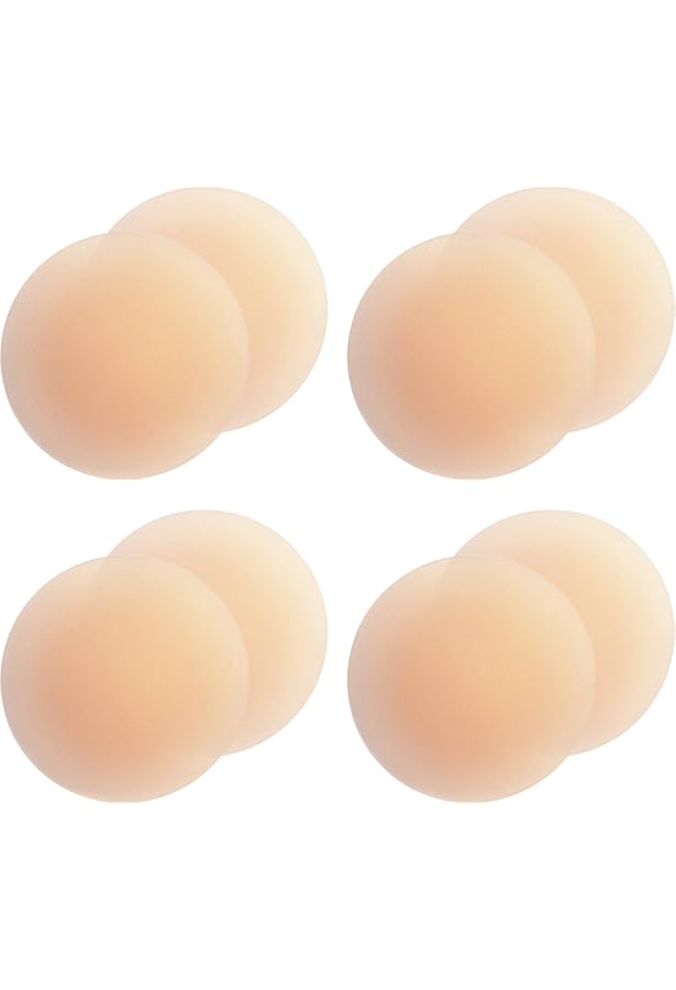 Cache-tétons Invisibles COMNICO - 40 Pièces Jetables - Beige - Pour Robes Sans Bretelles