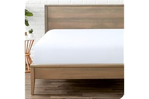 Bare Home Fitted Bottom Sheet King Size - Premium 1800 Ultra-Soft Microfibre Sheet - Wrinkle Free - Deep Pocket - 35 CM/15 IN Deep - King Fitted Sheet (King, White)