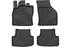 MOTOS Alfombrillas de Goma para Volkswagen Golf VII 2012-2020 Mejore la Comodidad de Sus Viajes con la Alfombra Antideslizante Car No.77- Alfombrillas de Coche para Varias Estaciones