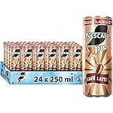 Nescaf&eacute; Xpress Latte Unsweetened Cold Coffee 250 ml x 24