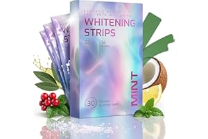 GLOWEE Gentle Teeth Whitening Strips - Bleaching teeths Free of Peroxide for a Radiant Smile - Teeth whitenings Strips Tooth Bleaching