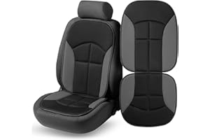 ‎WALSER Walser Auto-Sitzaufleger Novara, Auto-Sitzauflage, Sitzschoner-PKW universal, Autositzschoner, Auto-Schutzunterlage, Sitzschoner-LKW schwarz/grau