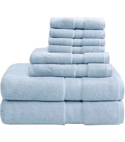 Madison Park Signature 100% katoenen luxe badhanddoeken-set, 800 g/m2, zeer absorberend, sneldrogend, spa-kwaliteit, 8-delig, 2 badhanddoeken, 2 handdoeken en 4 washandjes, donkergroen Madison Park Signature 100% katoenen luxe badhanddoeken-set, 800 g/m2, zeer absorberend, sneldrogend, spa-kwaliteit, 8-delig, 2 badhanddoeken, 2 handdoeken en 4 washandjes, donkergroen