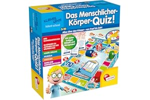 Liscianigiochi DE48915 Lisciani-I'M A Genius Talent School Quiz über den menschlichen Körper für Kinder von 5 bis 10 Jahren-Bildungsspiel und Spaß-2 bis 4 Spiele