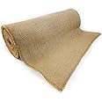 RichCraft 14" x 10yd NO-FRAY Burlap Roll ~ Table Runner Fabric with Finished Edges. Perfect for Weddings, Placemat, Crafts. Decorate Without The Mess!