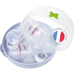 Stérilisateur Micro-ondes Milton - Pour Biberons, Efficace 24h, Sans BPA