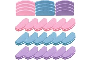 YFPOPONE 30 sztuk bufor do paznokci, zestaw z popychaczem do skórek, pilnikiem do paznokci o ziarnistości 100/180, pilnik do polerowania paznokci żelowych i naturalnych paznokci, blok do polerowania paznokci