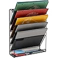 Mind Reader Wafist3-Blk Mesh File Holder 3 Tier Vertical Mount 12.75 (L) X 4.25 (W) X 16 (H) Inches Magstack-Blk