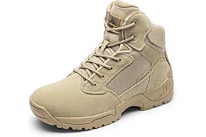 NORTIV 8 Bottes Hommes de Combat Militaires Durable Botte Tactique Chaussures Pratique ALLOY