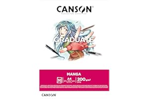 Canson Graduate Manga Bloc Encolado A4 30 hojas Liso 200g