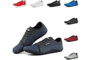 Anokar Unisex-Barfußschuhe mit Breite Zehenbox und Zero-Drop-Sohle Gr.37-47