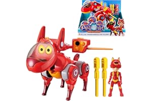 ALPHA TOYS PETRONIX Defenders 3-in-1 Transformer Max Mode Transformming Pup-E figurka do zabawy, transformacyjna zabawka dla chłopca i dziewczynki, od 3+ lat, EU820110