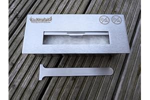 FRIENDLY-ECOFIREPLACES Bio ethanol burner container firebox fire with wool insert adjustable lid 220mm 0.7l