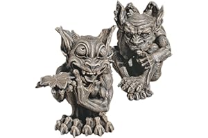 Design Toscano Babble and Whisper, the Gothic Gargoyle Sculptures