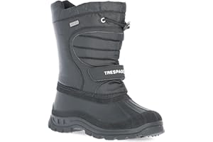Trespass Dodo Youth Kids Water Resistant Snow Boots in Black Winter Warm