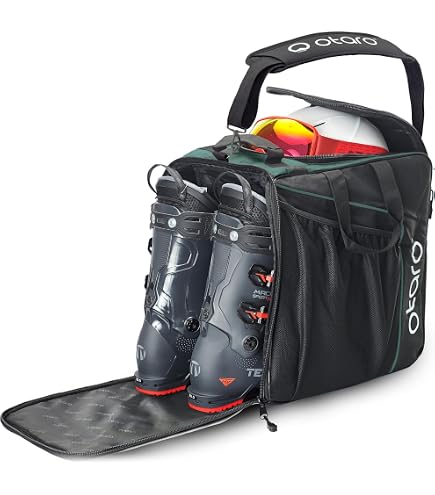 KEOFID Sac à Chaussures De Ski 50L - Sac à Dos De Voyage Et Snowboard - Imperméable - Compartiments Multiples - Homme/Femme