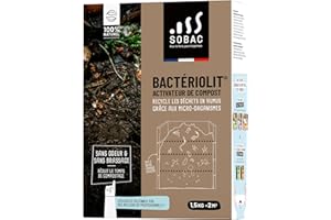 HORTIFLOR BUREAU Activateur de Compost Bacteriolit (2 sachets pour 2 composteurs)