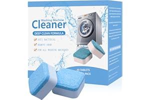 HASAIKA KUIRUNRX Pulitore per Lavatrice, Detergente, Washing Machine Cleaner, Solida Effervescente ,20 pastiglie