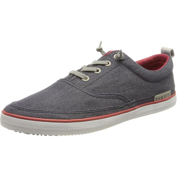 Bugatti Herren Sneaker 326502126900 – Mit Easy-Change-System, Grün, Elastische Schnürung