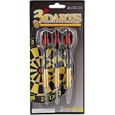 Delta Dart Oku (3&rsquo;l&uuml; Set) - &Ccedil;elik U&ccedil; + Pirin&ccedil; G&ouml;vde + Renkli Kanat - Dart Oku Seti, 20 GR