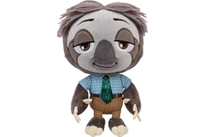 Disney’s Zootropolis 2 8” Plush Flash - Stuffed Animal Movie Toys for Kids and Collectors - Suitable for Ages 3+