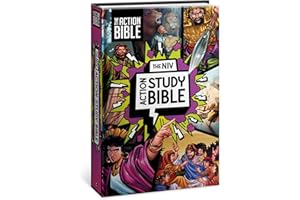 NIV Action Study Bible, Hardcover, Full Color: New International Version; Includes Complete Text with Vivid Illustrations, Maps, Dictionary, ... to Each Book of the Bible (Action Bible)