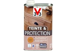 V33 Teinte & protection meubles et boiseries, Chêne doré 0,5L