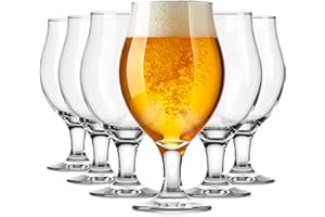 GLASMARK KROSNO 1992 Glasmark Krosno Ensemble De À Bière 0,5 Litre À Bière Verre À Bière Verre À Boire Pour Cocktail À Cocktail Résistant Au Lave-Vaisselle 6 X 500Ml