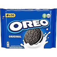Oreo Original, Biscotti al Cacao Ripieni di Crema al Gusto Vaniglia, 396g (36 Biscotti Oreo da 11g)