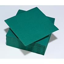Le Nappage Tex Touch Servietten – 40 Stück, 38x38 Cm, FSC-zertifiziert, In Anisgrün (Packung Mit 3)