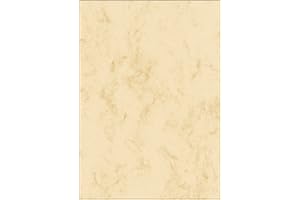 SIGEL DP191 Carta da Lettere / Carta marmorizzata, beige, A4, 200 g, 25 fogli