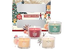 Yankee Candle Weihnachtsduftkerzen Geschenkset | 4 Gefüllte Mini-Votivkerzen | Après Ski Kollektion | Perfekte Weihnachtsgeschenke für Frauen