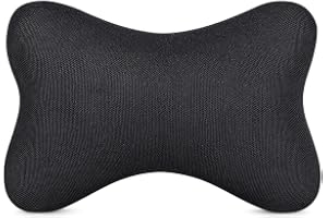 JYYWTSI Nackkudde, nackkudde fåtölj av minnesskum med flexibla band, ergonomiskt nackstöd tvättbar för kontorsstol spelstol b