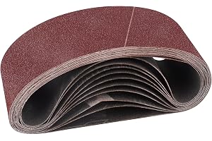 STEBRUAM Slipband 65 x 410 mm, 8 st 60 korn för bandslipmaskin